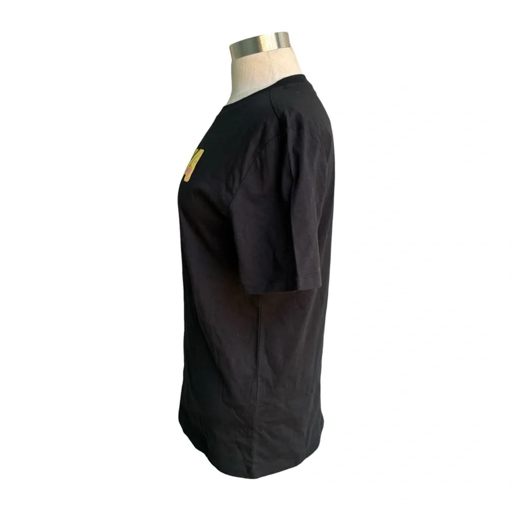 Hoka Black Tee with Vibrant Logo